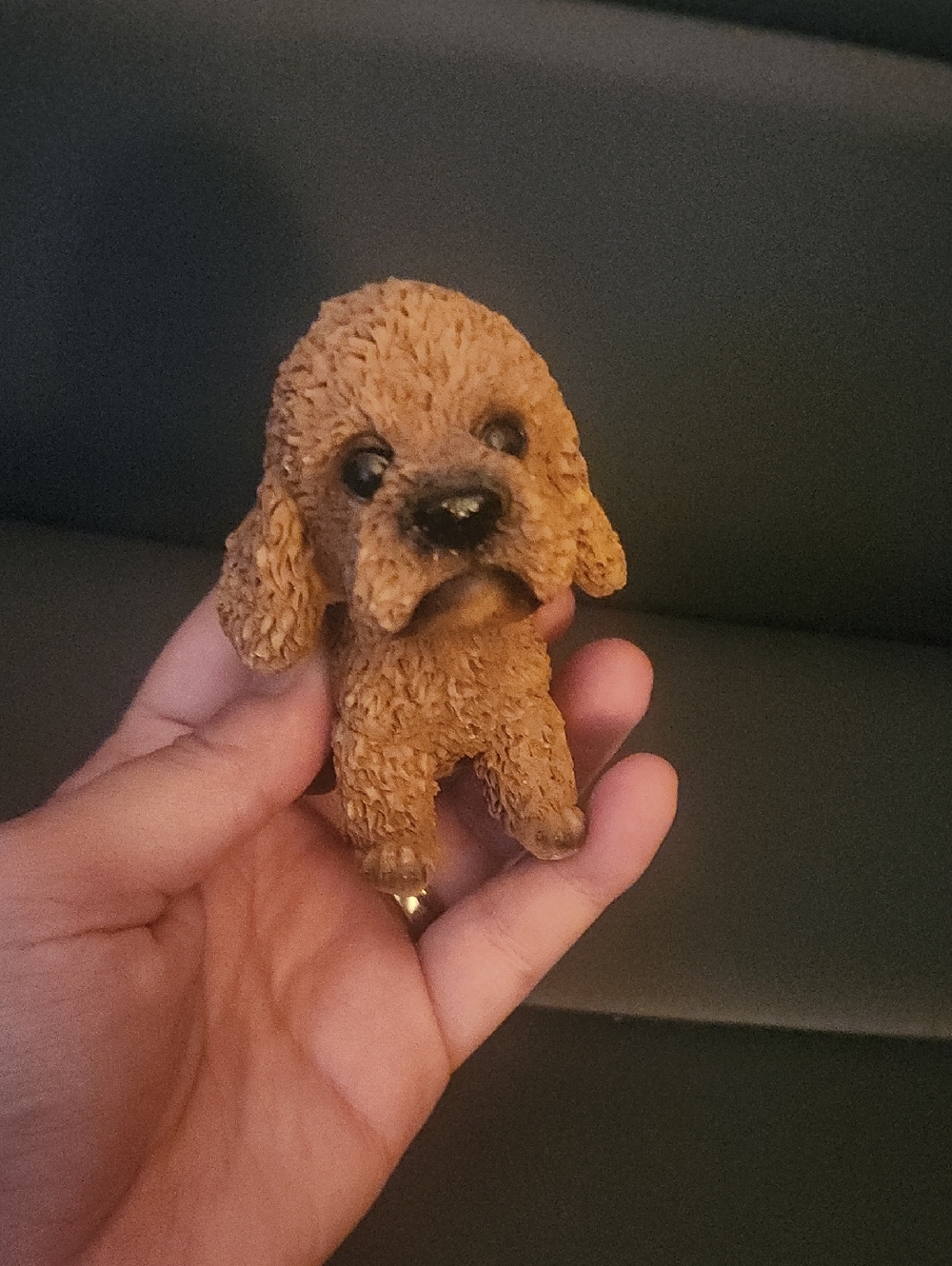 Brown Dog Figurine Decor